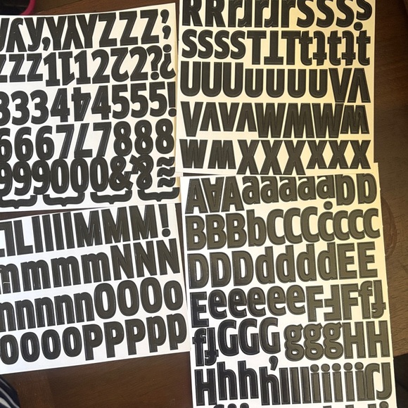 Colorful Alphabet Sticker Set - Picture 5 of 10